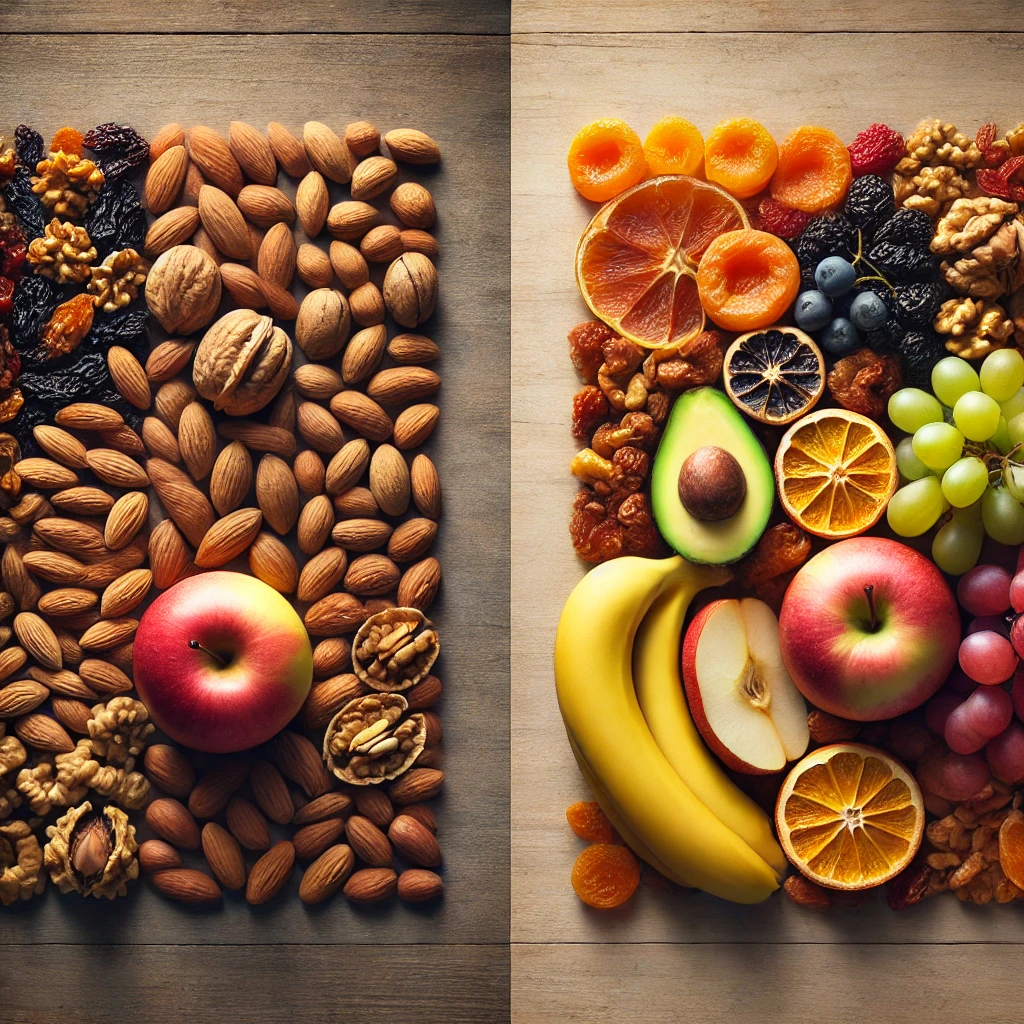 What’s the Difference between Dry Fruits and  Fresh Fruits